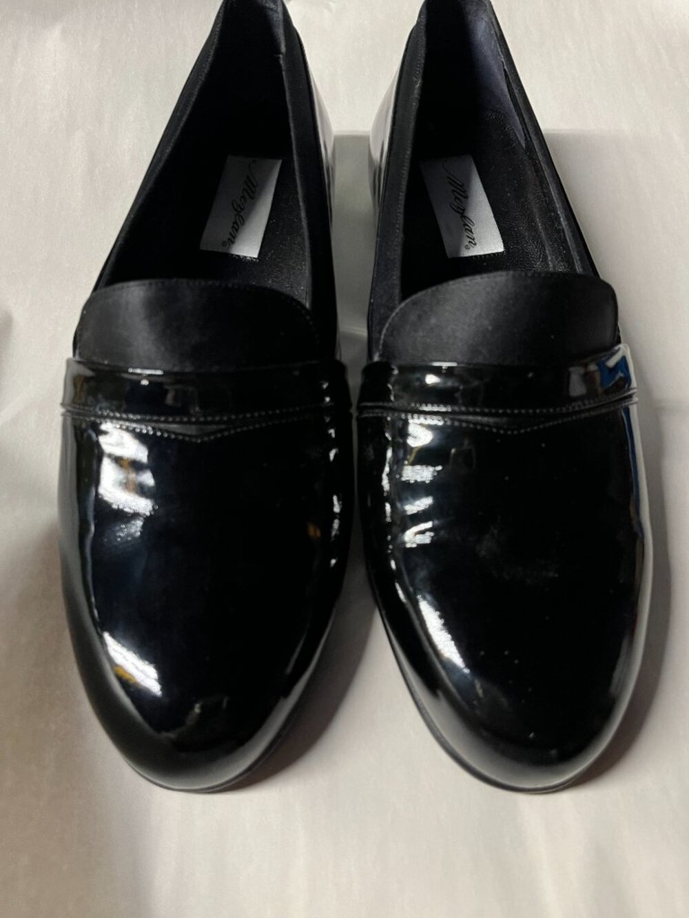 Mezlan Patent Leather Tuxedo Shoes - Men's size 10.5M - Pristine Condition